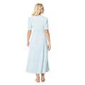Miniatyrbillede 2 af 3: Dorothy Perkins Womens/Ladies Abstract V Neck Short-Sleeved Midi Dress