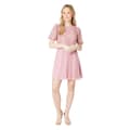 Miniatyrbillede 3 af 3: Dorothy Perkins Womens/Ladies Lace Chiffon Pleated Mini Dress