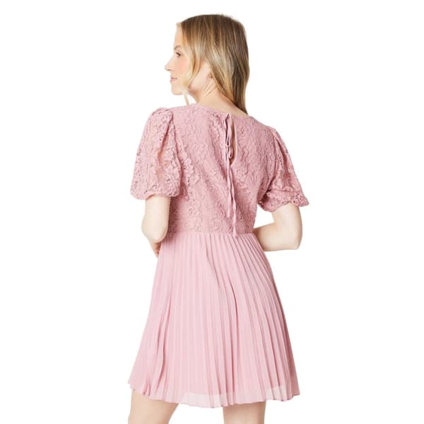 Dorothy Perkins Womens/Ladies Lace Chiffon Pleated Mini Dress