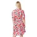 Miniatyrbillede 2 af 3: Principles Womens/Ladies Paisley Petite Puff Sleeve Mini Dress