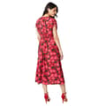 Miniatyrbillede 2 af 5: Dorothy Perkins Womens/Ladies Roses V Neck Ruched Midi Dress