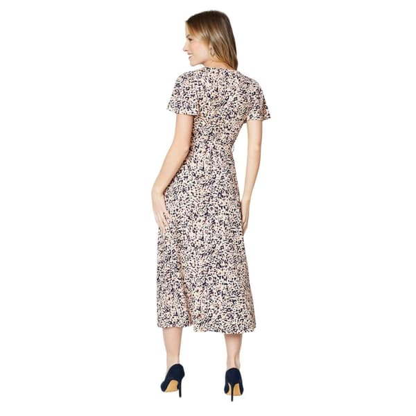 Dorothy Perkins Womens/Ladies Abstract Wrap Flutter Midi Dress