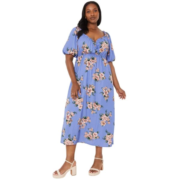 Dorothy Perkins Kvinder/damer med blomstret omslag plus midi-kjole