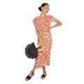 Miniatyrbilde 3 av 3: Dorothy Perkins Womens/Ladies Floral Button Neck Petite Ruffle Midi Dress
