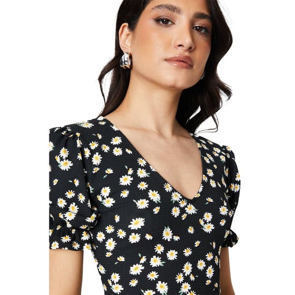 Dorothy Perkins Dam/Ladies Daisy V-hals kortärmad miniklänning