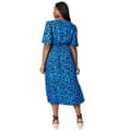 Miniatyrbillede 2 af 3: Dorothy Perkins Womens/Ladies Leopard Print Button Front Plus Midi Dress