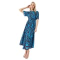 Miniatyrbillede 1 af 3: Principles Womens/Ladies Waist Tie Midi Dress