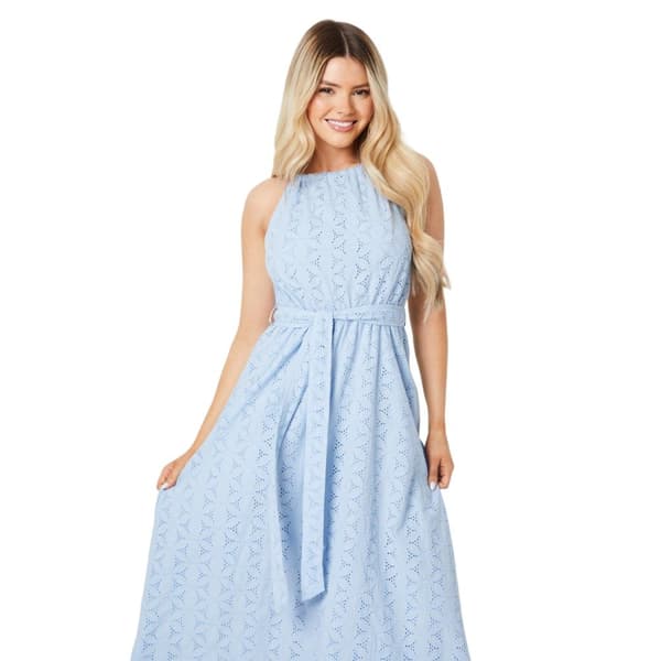 Dorothy Perkins Womens/Ladies Broderie Waist Tie Midi Dress