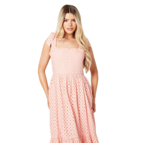 Dorothy Perkins Womens/Ladies Broderie Tie Shoulder Midi Dress