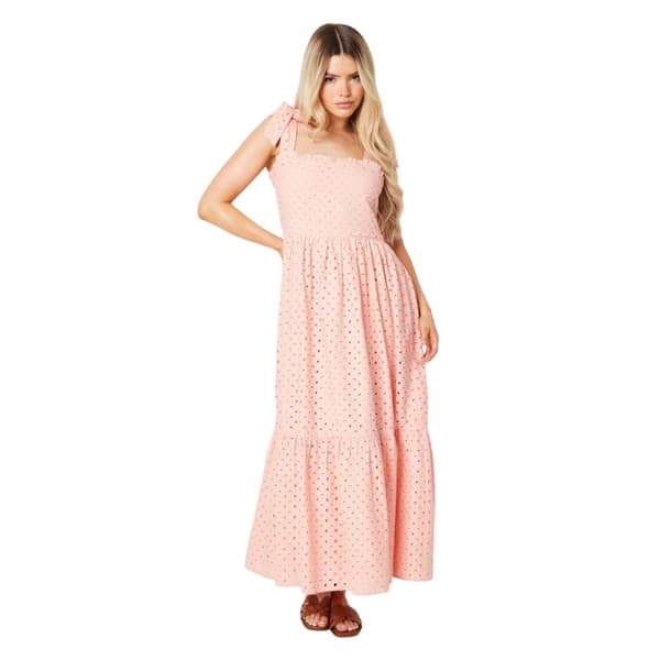 Dorothy Perkins Womens/Ladies Broderie Tie Shoulder Midi Dress