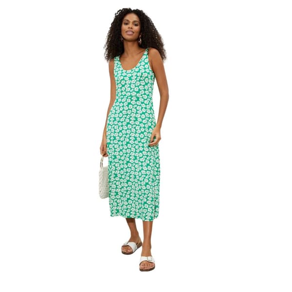 Dorothy Perkins Kvinder/damer blomstret midi-kjole Green/White 16 UK