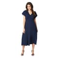 Miniatyrbillede 1 af 3: Debenhams Womens/Ladies Satin Midi Dress