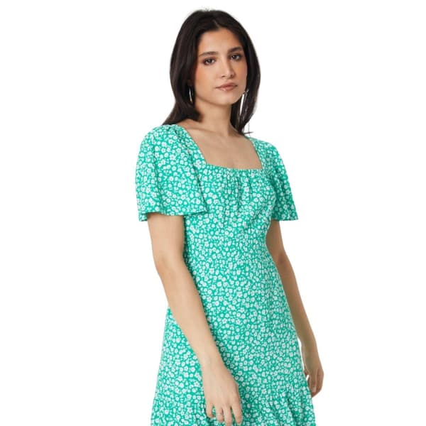 Dorothy Perkins Womens/Ladies Ditsy Print Square Neck Flutter Midi Dress