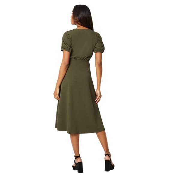 Debenhams Womens/Ladies Textured Jersey Belt Midi Dress