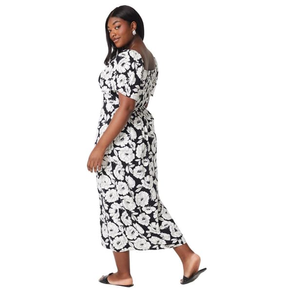 Dorothy Perkins Womens/Ladies Floral Tie Detail Plus Midi Dress