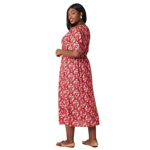 Dorothy Perkins Womens/Ladies Ditsy Print Ruffles Plus Midi Dress