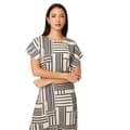 Miniatyrbilde 3 av 3: Principles Womens/Ladies Geometric Midi Dress
