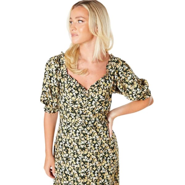 Dorothy Perkins Womens/Ladies Ditsy Floral Ruched Front Midi Dress