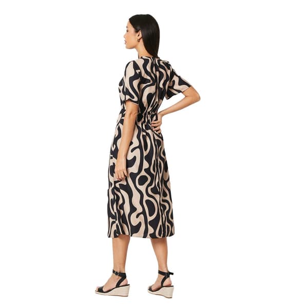 Principles Womens/Ladies Geometric Volume Midi Dress