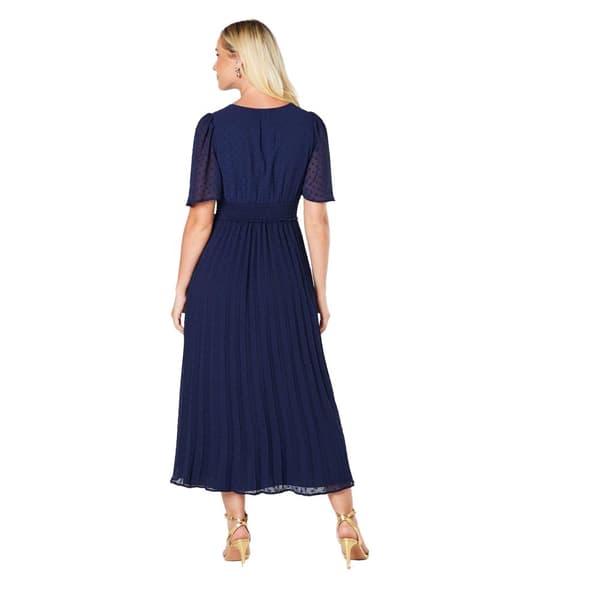Dorothy Perkins Womens/Ladies Pleated Dobby Chiffon Wrap Midi Dress