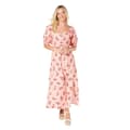 Pikkukuva 1 / 3: Dorothy Perkins Womens/Ladies Floral Puff Sleeve Midi Dress