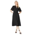 Miniatyrbillede 1 af 3: Principles Womens/Ladies Textured Woven Midi Dress
