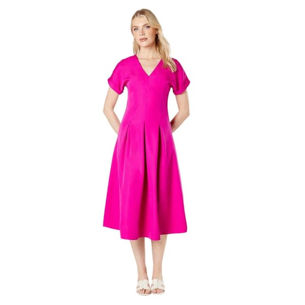 Principles Womens/Ladies Pleat Front Midi Dress