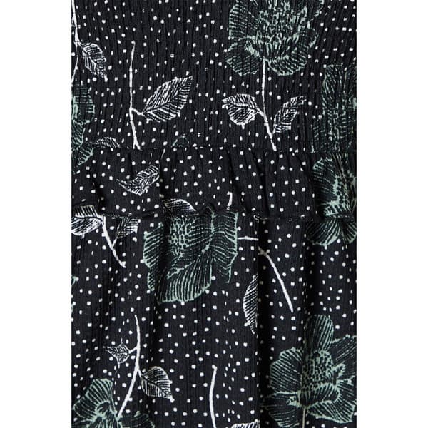 Dorothy Perkins Midiklänning - dam/dam - blommig med rynkad överdel