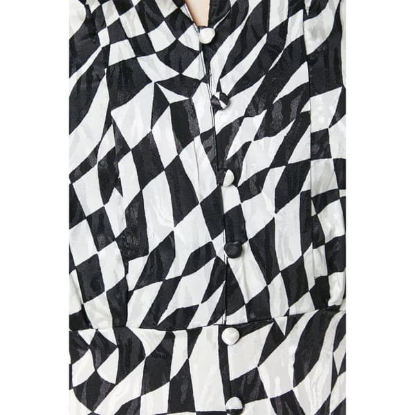 Principles Womens/Ladies Geometric Jacquard Satin Midi Dress