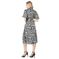 Miniatyrbillede 2 af 4: Principles Womens/Ladies Geometric Jacquard Satin Midi Dress