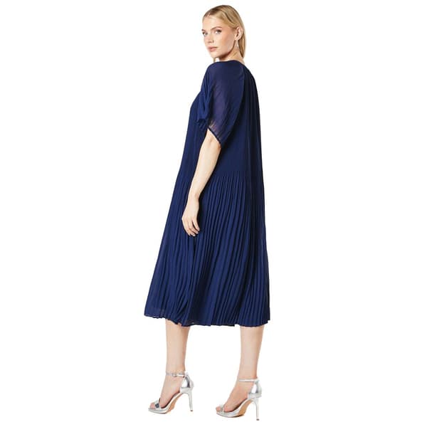 Principles Womens/Ladies Graduated Pleat Short-Sleeved Midi Dress