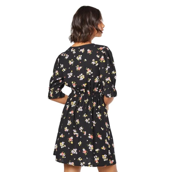 Dorothy Perkins Dam/Dotter Ditsy miniklänning med blommig spetskant