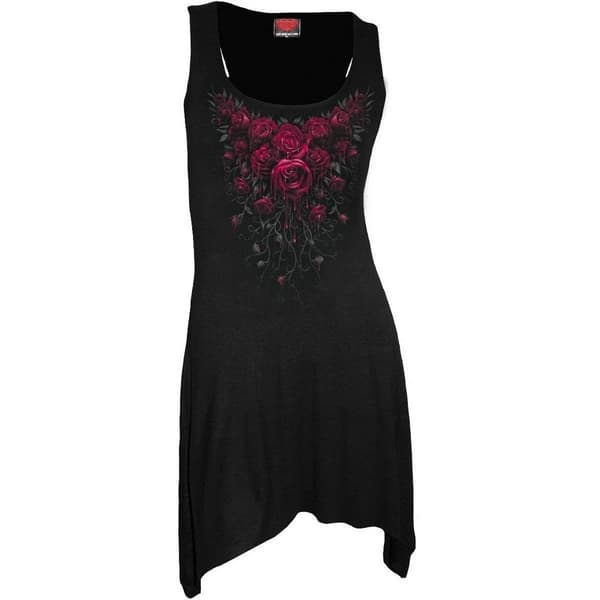 Spiral Direct Dam/Ladies Blood Rose Camisole-klänning Black 3XL
