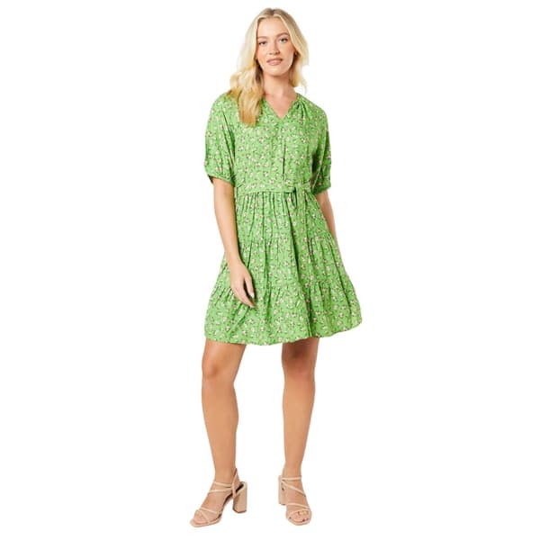 Dorothy Perkins Womens/Ladies Ditsy Print Tiered Puff Sleeve Mini Dress
