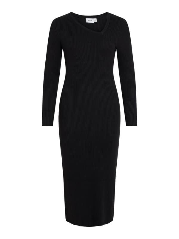 Vila - Vinelly LS Midi Knit Dress
