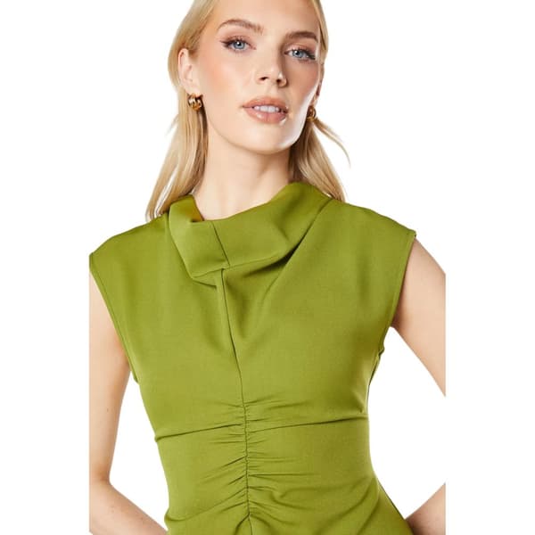 Principles Dame/kvinder Cowl Neck Midi kjole