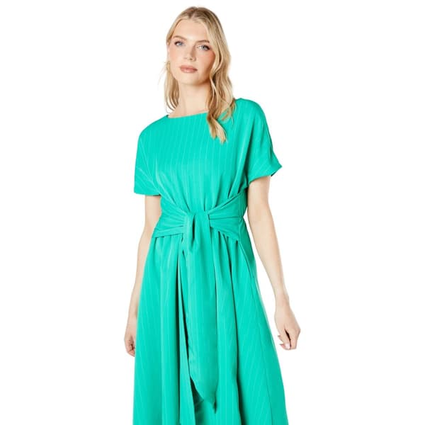 Principles Womens/Ladies Pinstripe Belt Midi Dress