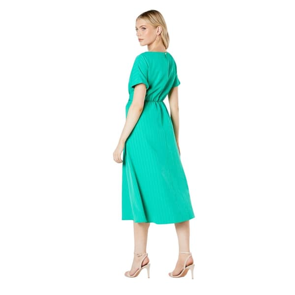 Principles Womens/Ladies Pinstripe Belt Midi Dress