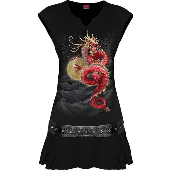 Spiral Direct Womens/Ladies Shenlong Mini Dress Black S