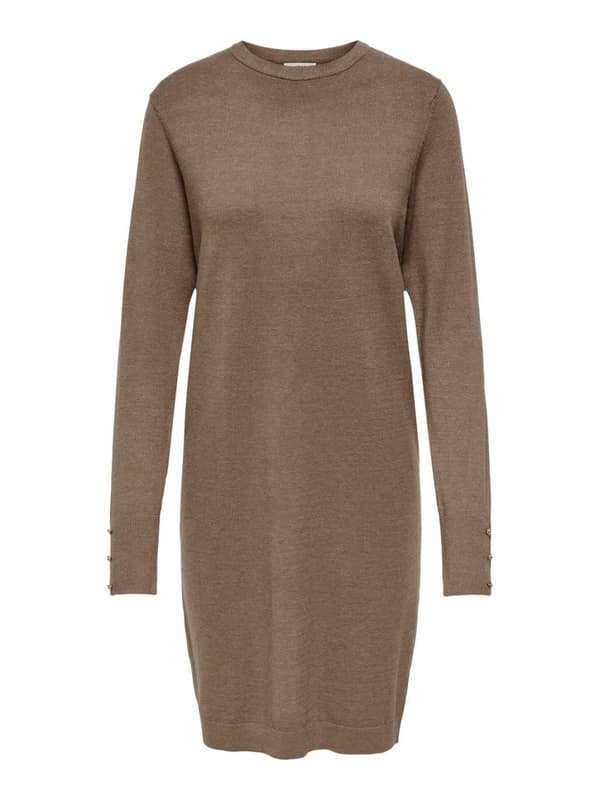 Jacqueline - jdyMalou LS O-neck Button Dress