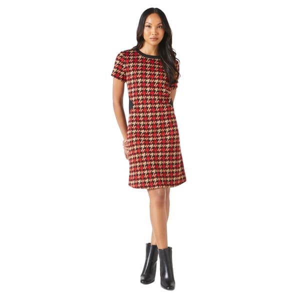 Principles Womens/Ladies Dogtooth Jacquard Shift Dress