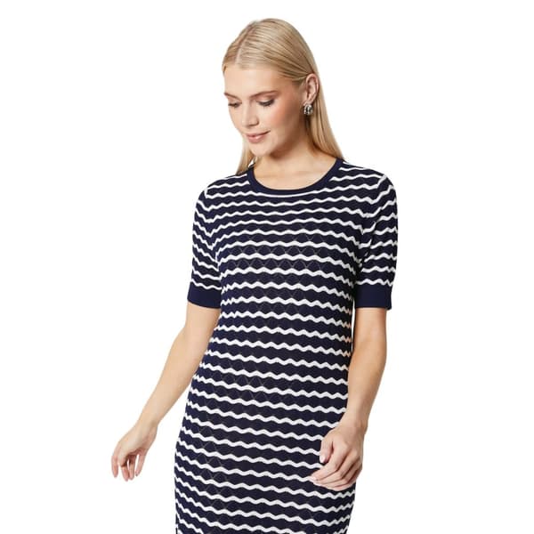 Principles Womens/Ladies Striped Knitted Stitch Detail Maxi Dress