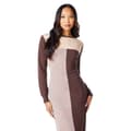Miniatyrbillede 3 af 3: Principles Womens/Ladies Colour Block Knitted Midi Dress