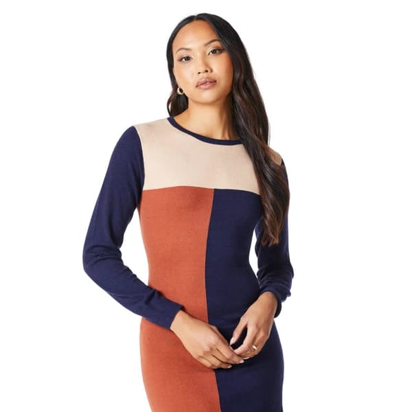 Principles Womens/Ladies Colour Block Knitted Midi Dress
