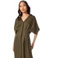 Miniatyrbillede 3 af 3: Principles Womens/Ladies Crepe Pleat Waist Midi Dress