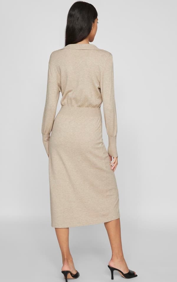 Vila - Vicomfy LS Collar Knit Dress