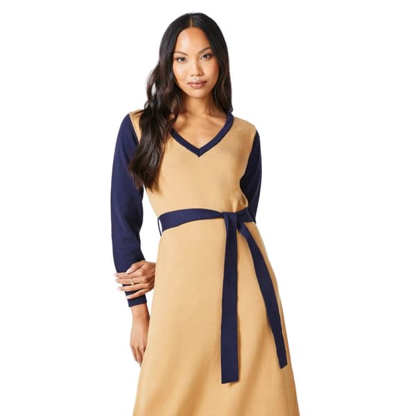 Principles Womens/Ladies Tipped Knitted Belt Midi Dress