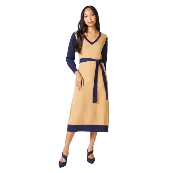 Principles Womens/Ladies Tipped Knitted Belt Midi Dress