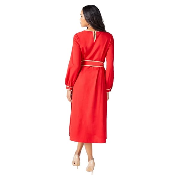 Principles Womens/Ladies Premium Contrast Piping Belt Midi Dress