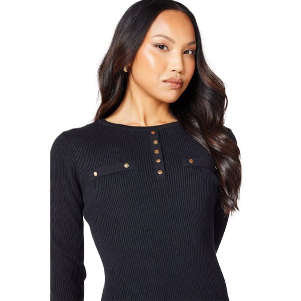 Principles Womens/Ladies Knitted Ribbed Button Detail Midi Dress